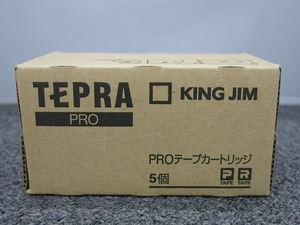 期間限定セール 【未使用・未開封】 キングジム KINGJIM TEPRA PROテープ 6mm 青ラベル/黒文字 テープ長 8m巻 SC6B 5本パック