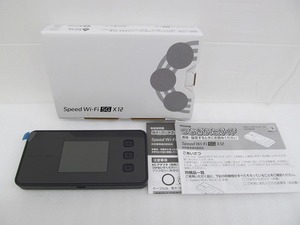 キャリア：AU Speed WiFi 5G X12 NAR03SKU ネットワーク利用制限：〇