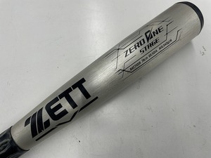 ゼット ZETT 【並品】軟式バット ZERO ONE STAGE 78ｃｍ シルバー系 BAT71018