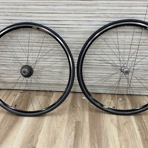 【1円スタート】 シマノ SHIMANO 【現状販売品】ホイール カセットスプロケット ハブ shimano：HB7700 FH-6500/MAVIC:EXP33の画像1