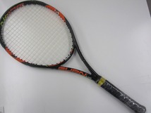 ウィルソン wilson 【並品】 軟式用テニスラケット ブラック/オレンジ BURN100_画像1