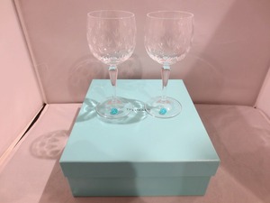 ティファニー TIFFANY & Co. ワイングラス 2客セット