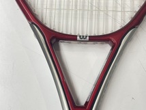 ウィルソン wilson 【並品】硬式テニスラケット G1 レッド グレー TRIAD5_画像3