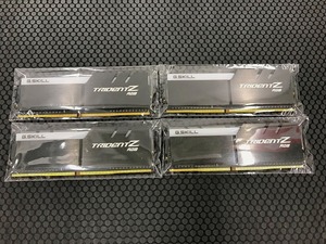 ジースキル G.Skill DDR4メモリ 8GBx4枚セット 32GB F4-3200C14Q-32GTZRX