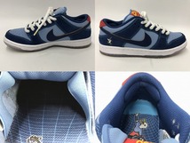 ナイキ NIKE 【Why so Sad?】スニーカー 婦人靴 SB ダンク LOW ブルー系・カモメワンポイント DX5549-400_画像5