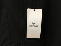 【未使用】 スノーピーク snow peak 【未使用品】 DWR Light Jaket 黒 JK-21SU007_画像4