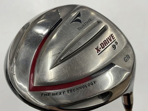 ツアーステージ BRIDGESTONE TOUR STAGE 【並品】右用ドライバー 9.5 S シルバー レッド X-DRIVE GR