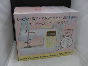 【未使用】 シンガー SINGER 【未使用品】 コンピューターミシン SN777DX