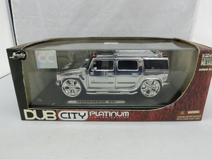 期間限定セール ジェイダトイズ JadaTOYS 1/24 Dub City Platinum Hummer H2 59549