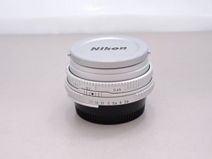 期間限定セール ニコン Nikon Fマウント レンズ フルサイズ シルバー Ai NIKKOR 45mm F2.8 P