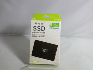 期間限定セール 【未使用】 リーダーメディアテクノ LAZOS 内蔵型SSD 512GB L-ISS512