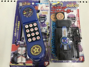 期間限定セール 【未使用】 【レトロホビー セット】特撮ロボ ジャンパーソン バックレット コントローラー / 光る！IC携帯電話