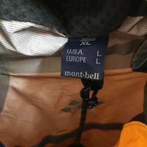 モンベル mont-bell 【並品】ストームバイカー セットアップ XLサイズ オレンジ 1131308の画像4