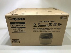 期間限定セール 【未使用】 象印 象印 炊飯器 NL-DB18-WA