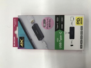 期間限定セール 【未使用】 エレコム ELECOM USB Type-C(TM)映像変換アダプター(HDMI(R)) USB PD対応 MPA-CHDMIPDBK