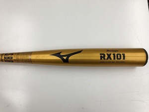 ミズノ MIZUNO 【良品】MIZUNO RX101 硬式用バット ゴールド VN-0W4NDO6