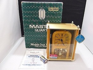 MASTER マスター QUARTZ クォーツ 置時計