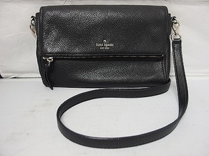 ケイトスペード kate spade ショルダーバッグ レザー ブラック PXRU6222