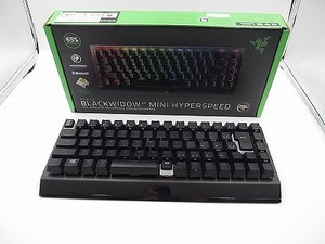 期間限定セール レイザー Razer ゲーミングキーボードBlackWidow V3 Mini HyperSpeed JP - Yellow Switch RZ03-03891000-R3J1