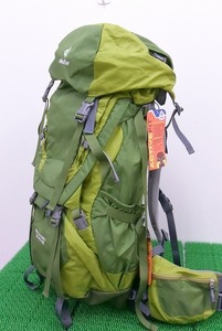 deuter deuter タグ付き美品 AIRCONTACT50+10 SL 大容量 収納力 大型バックパック鞄ザック 登山トレッキング旅行 快適リュック鞄