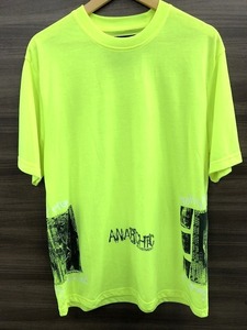 PALACE ×ANARCHIC ADJUSTMENT コラボTシャツ ネオンイエロー