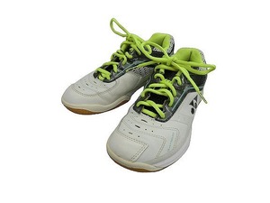 Yonex Yonex Badminton Shoes Power Cushion White/Lime Yellow SHB65XS-500