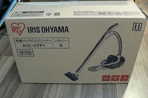 【未使用】 アイリスオーヤマ IRIS OHYAMA 軽量 サイクロンクリーナー 掃除機 ACコードタイプ サイクロン式 KIC-CTP1