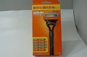 【未使用】 ピーアンドジー P&G Gillete Fusion 5+1 替え刃10個付き お得セット シェーバー