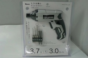 【未使用】 HOME'S 3.7V 充電式 ミニドライバー DIY 家庭用 DDR-37SA