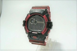 カシオ CASIO G-SHOCK 腕時計 G-LIDE 稼働品 ブラック、レッド系 GLS-8900CM