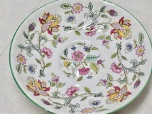 ロイヤルドルトン Royal Doulton 【難有品】 MINTON HADDON HALL ミントン ハドンホールグリーン ペア カップ＆ソーサー_画像7