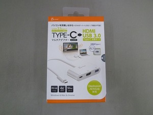 期間限定セール 【未使用】 ジェイファイブ・クリエイト j5 create TYPE C HDMI USB マルチアダプター ホワイト JCA379