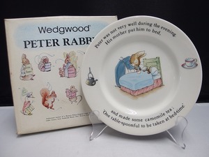 ウェッジウッド WEDGWOOD PETER RABBIT ピーターラビット プレート 箱付き 皿 食器 キッチン用品 NM717 5424