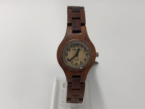 【tense】腕時計 シグネチャーG7509 モデル8 サンダルウッド 木製・シルバー系 L7509R