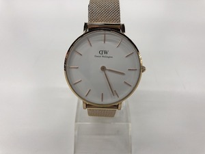 ダニエルウェリントン Daniel Wellington 腕時計/クォーツ式 ゴールド・文字盤/ホワイト B32RW29