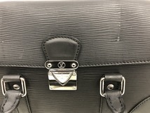 ルイ・ヴィトン LOUIS VUITTON セギュールPM ハンドバッグ ブラック系・エピライン M58822_画像4