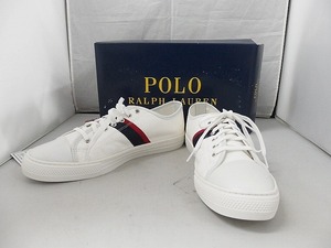 【未使用】 ポロラルフローレン POLO RALPH LAUREN スニーカー/オリンピックカラー 白 ホワイト -