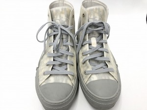 Dior Dior High Top Sneakers B23 Oblry Canvas Grey 21C NV