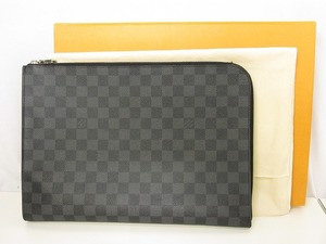 ルイヴィトン LOUIS VUITTON クラッチバッグ/ダミエグラフィット ブラック N41501