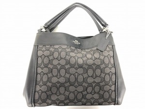 コーチ COACH ハンド・ショルダー 2wayバッグ ブラック・シグネチャー F29543