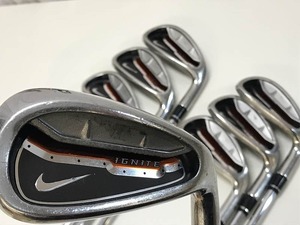 ナイキ NIKE 【並品】右用アイアンセット7本 IGNITE　HYBRID　IRON