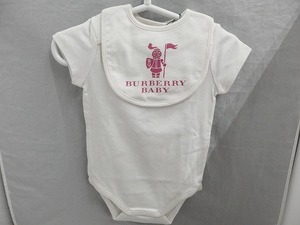  время ограничено распродажа Burberry дети BURBERRY CHILDREN шляпа bo Dior нагрудник комплект /12month