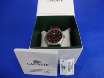 期間限定セール ラコステ LACOSTE メンズクォーツ時計 ブラウン系 LC.88.1.14.2637_画像8