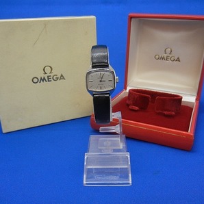 期間限定セール オメガ OMEGA DeVille アナログ腕時計クォーツ電池ウォッチ２針スクエア２針 アンティーク ヴィンテージ デビルの画像1