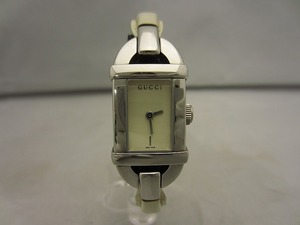 グッチ GUCCI レディース腕時計 ホワイト×シルバー 6800L