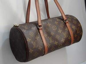 ルイ・ヴィトン LOUIS VUITTON モノグラム パピヨン30 ハンドバッグ 筒型 旧型 M51365 モノグラム