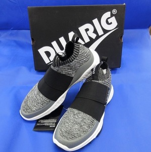 【未使用】 DUARIG デュアリグ スリッポン GRY 27.0㎝ sgd216544583 グレー 801DG1MS2113