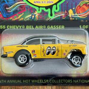 HOT WHEELS 24TH ANNUAL COLLECTORS NATIONALS 1 OF 3 '55 CHEVY BEL AIR GASSER 04872/06200の画像4