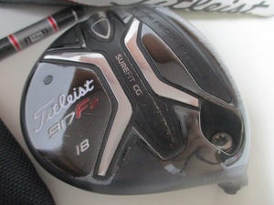 【タイトリスト】Titleist 917 F2 18°／ヘッドカバー＆レンチ＆ウェイト付き／日本仕様／ヘッド単品