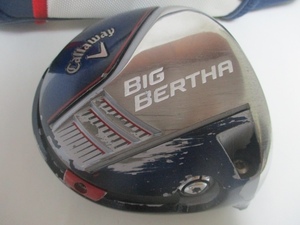 【キャロウェイ】ビッグバーサ BIG BERTHA 9°／ヘッドカバー付き／ヘッド単品